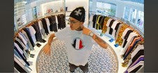LEX is wearing a Seiko 5 Sports Gucci Maze collaboration model. #QY8DD7