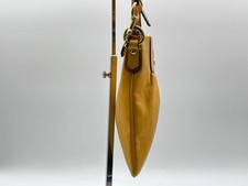Coach leather shoulder bag, yellow #QY1XPN