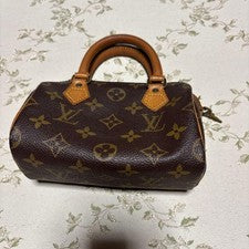 LOUIS VUITTON Monogram Mini Speedy Handbag #QY38D9