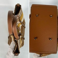 Tod's T-Timeless 2-Way Handbag, Fabric & Leather #QYJ36Y