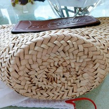 Christian Louboutin Leather Basket Bag Shoulder Bag with Logo #QYKD1L