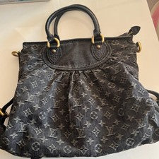 LOUIS VUITTON denim handbag Black #QYGY0Z