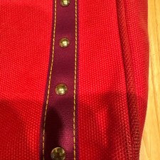 LOUIS VUITTON A4 size LOUIS VUITTON Antigua handbag, leather and Red #QYEUSJ