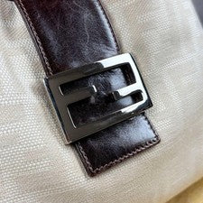 FENDI Mamma Baguette Zucca Handbag Tote Bag #QY301Q