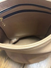OLD COACH Beige Leather Shoulder Bag #QYGYG0