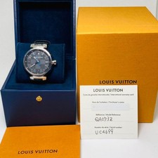 LOUIS VUITTON Tambour GM watch QA073Z #QYBDMS
