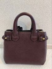 BURBERRY handbag, dark brown #QY3NK5