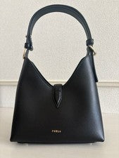 FURLA handbag, black with gold hardware #QYKEU6