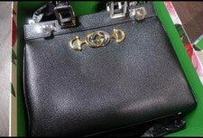 GUCCI Zumi Small Black 2-Way Bag #QYAAK1