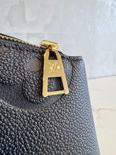 LOUIS VUITTON Grand Palais MM Black Leather Women #QY0FZ4