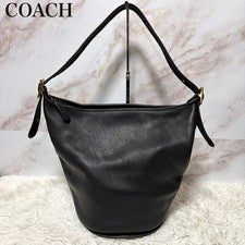 COACH Old Coach Shoulder Bag 9085 Black #QY6O2N