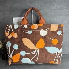 [Super Hard to Find] miumiu Miu Miu Tote Bag Classic Flower Pattern