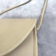OLD COACH shoulder bag beige leather y2k #QYGXTA
