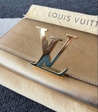 Louis Vuitton Gold Handbag #QY0VC2