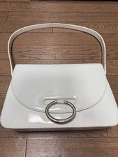 Classic Prada handbag, one handle, white. #QYBM0T