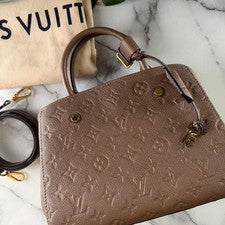 LOUIS VUITTON Montaigne BB Taupe Empreinte #QY67YH