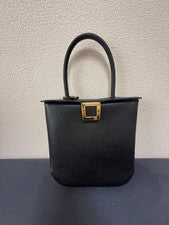 DELVAUX Black Leather Classic Handbag Women #QY7J6T