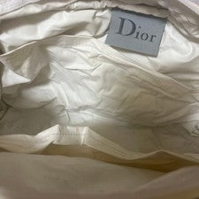DIOR Trotter Mini Boston Bag, Terry Cloth, DIOR, White, Nylon #QYAB8M