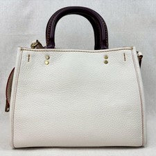 Coach Rogue 25 Handbag Tote 54536 White #QYHTFO
