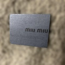 miu miu handbag gray leather