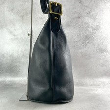 COACH Old Coach Bucket Shoulder Bag, Leather, 9085, Black #QY0FXV