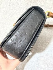 GUCCI Ostrich Bamboo Handbag #QYF1BQ