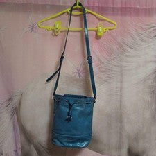 miu miu blue shoulder bag