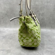 coach green signature soho tote bag #QY6V94