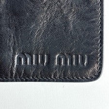 [Extremely Good Condition] MIU MIU Mini Shoulder Bag Leather Black