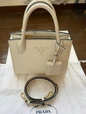 PRADA Saffiano Leather Handbag #QYAY8V