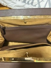 MaxMara Brown Leather Handbag #QY7JEO