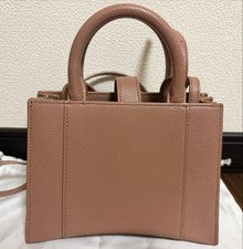 Hourglass 2-Way Leather Shoulder Bag #QY1IMY