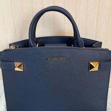 MICHAEL KORS navy handbag #QY7S7R