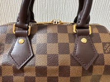LOUIS VUITTON Speedy Damier TPM Canvas Handbag Women Japanese #PCJZ1J