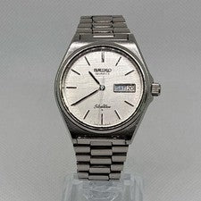Seiko Men's Watch 1980s Classic Silver Wave #QYCNC9
