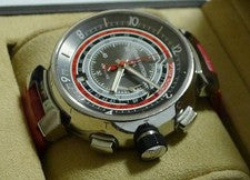 LOUIS VUITTON Voyage Chronograph Q102C with box, warranty and accessorie #PF0NMR