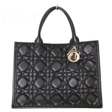Dior Book Tote Cannage Medium Black #QYGXRI