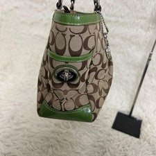 COACH Signature Canvas Hand & Shoulder Bag #QY4AW3