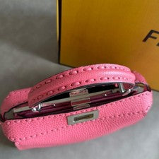 FENDI ISeeU Selleria Peekaboo Small Pink #QY8TY7