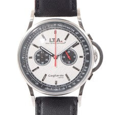 ITA Gagliardo Veloce Watch 24.00.02 White/Black Men's #QYD2TT