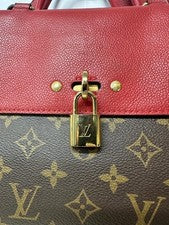 LOUIS VUITTON Monogram Venus 2-Way Handbag, Red #QY3UZA