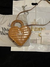VIVIENNE WESTWOOD heart-shaped handbag Brown Women #QY1AJE