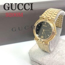 GUCCI 9200M Gold Watch for Men #QY0FU4