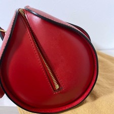 LOUIS VUITTON Epi Red Boston Bag #QYDR82