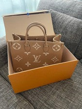 LOUIS VUITTON Bag On the Go LUISVUITTON Beige #QYK6ES