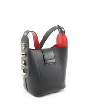 CHRISTIAN LOUBOUTIN 2-way Shoulder Bag CARASKY, Black, Leather #QY4I3R