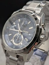 SEIKO 7T92-0KR0 Chronograph, Navy Dial #QY2SEQ