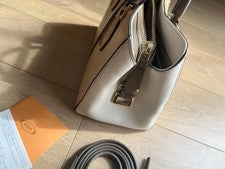 TOD'S Dcube Dbag Tricolor Beige 2-way bag #QY01CO