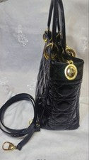 Christian Dior Enamel Black Lady Dior #QYEU49