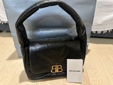 BALENCIAGA Monaco Black Leather Women #QYJAH2